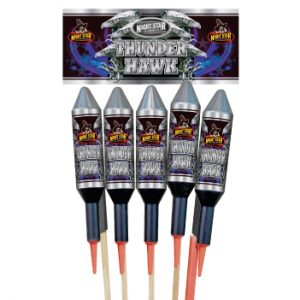 Thunbder Hawk Rocket 5 pack firework