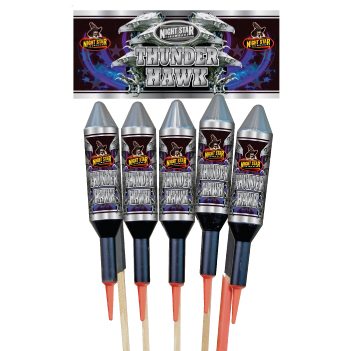 Thunbder Hawk Rocket 5 pack firework
