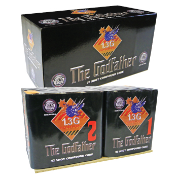 The Godfather 36 & 42 Shot Compound Cakes fireworks