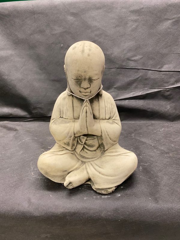 Monk Buddha garden stone ornament