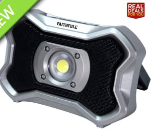 XMS21WLREC20 Faithfull Rechargeable Work Light with Speaker 20W