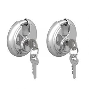 DISCUS PADLOCK | 2¾" 70MM STAINLESS STEEL (PACK OF 2)