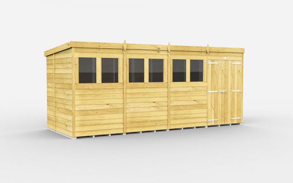16ft x 7ft Pent Shed - Image 4