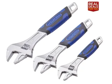 Faithfull 3 Piece Adjustable Spanner Set TAFS Garden Co. Telford Shropshire