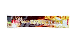 10" Gold Sparklers (Pack Of 10)