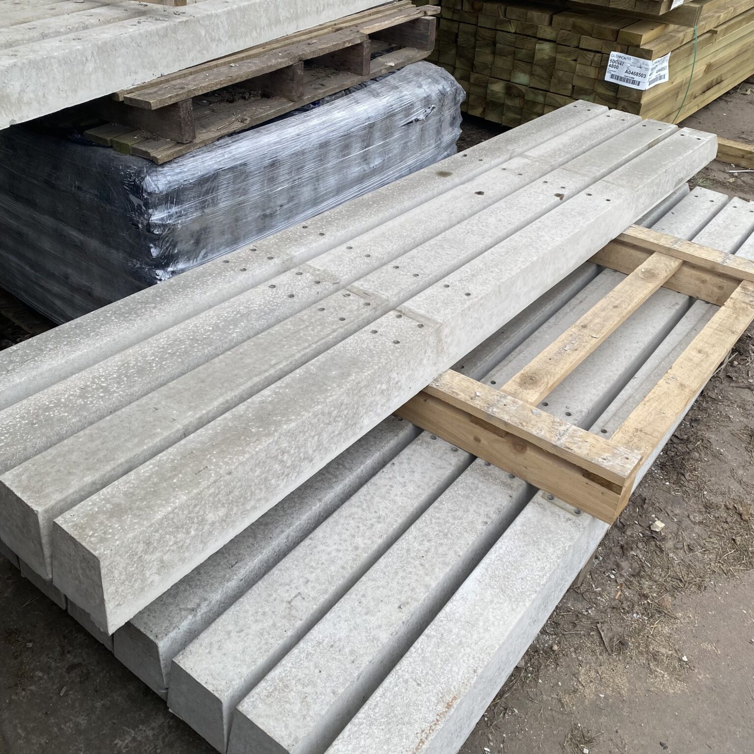 Compound Posts Concrete Posts & Gravel Boards | Tafs Garden Co, Telford