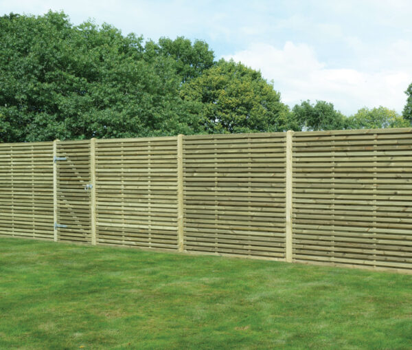 Conwy Double Slatted Panel 1800x1800mm - Image 3