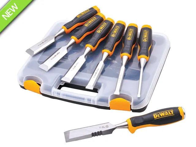 Dewalt 6 Piece Chisel Set With Free Chisel Knife