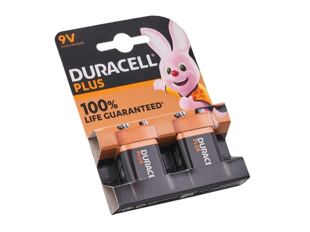Duracell 9V Plus Power Twin Pack