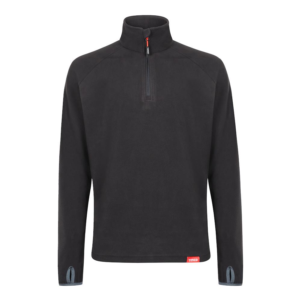 Timco Half-Zip Fleece Black