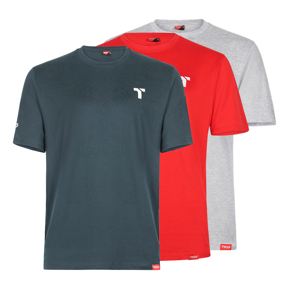 Timco Short Sleeve Trade T-Shirts (Pack of 3)