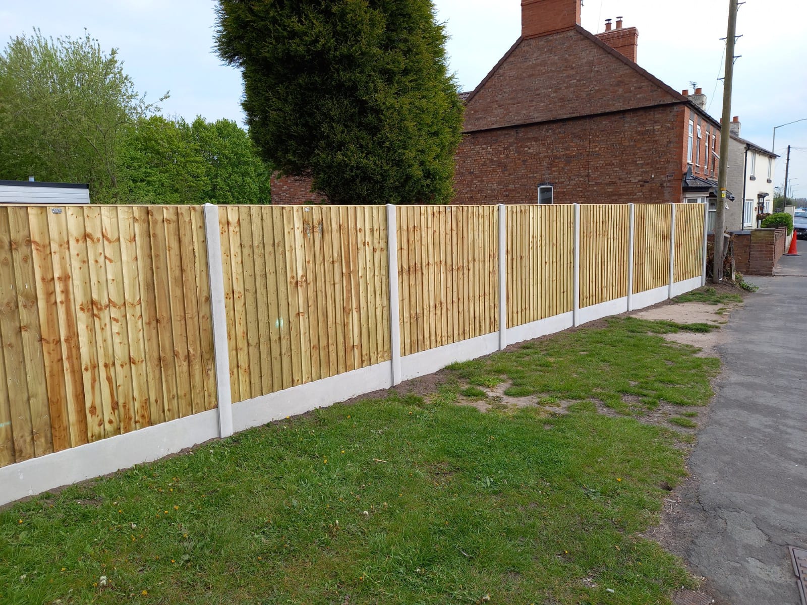 5' Feather Edge Panel | Semi-Braced | Tan - Image 9