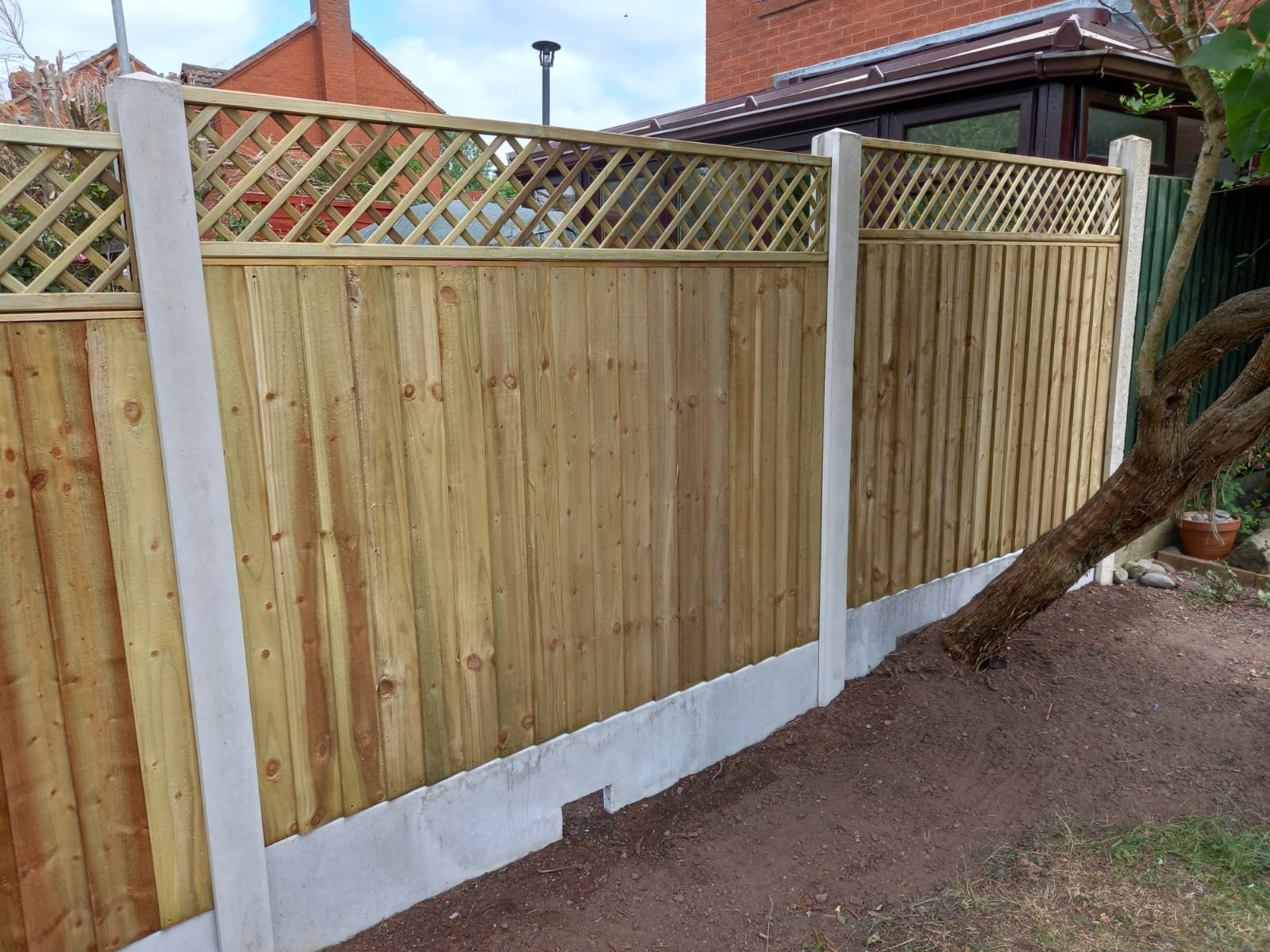 5' Feather Edge Panel | Semi-Braced | Tan - Image 7