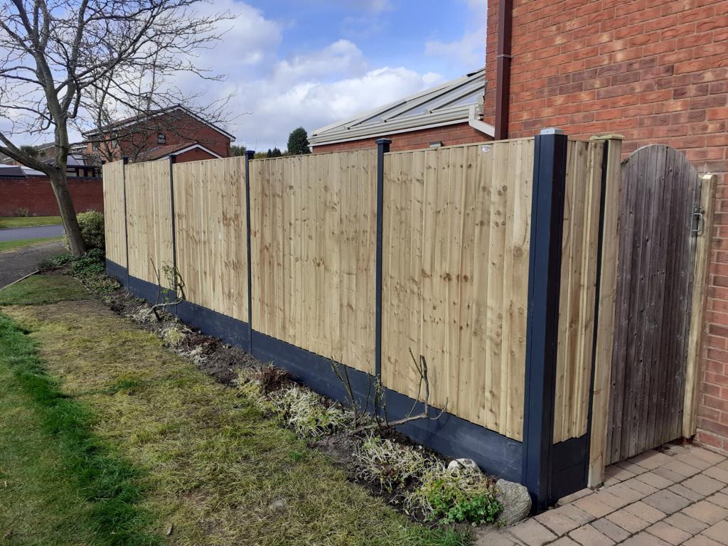 5' Feather Edge Panel | Semi-Braced | Tan - Image 3