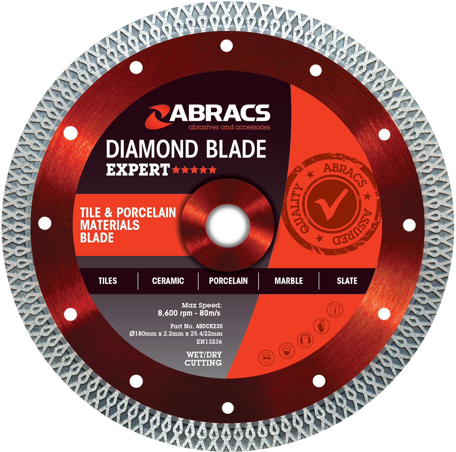ABRACS | Diamond Tile & Porcelain Blade