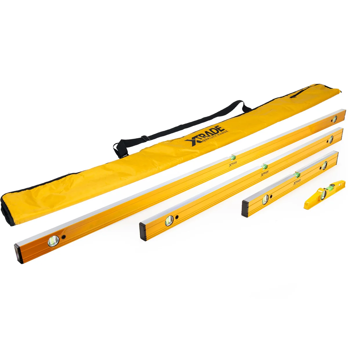 X-Trade Spirit Level Set (With Carry Case)